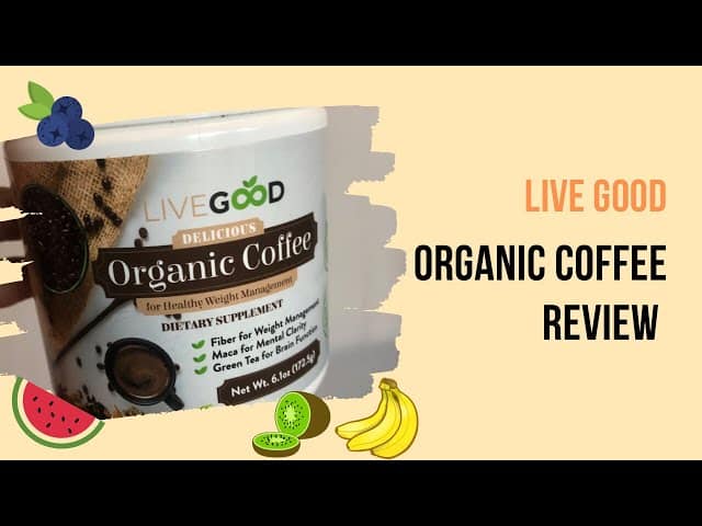 LiveGood Organic Coffee with Mushrooms